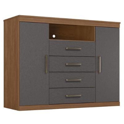 Comoda Havana Master Jatobá Grafite Acetinado - Santos Andirá