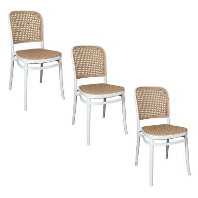 Cadeira De Jantar Roma Para Sala E Cozinha Branco 3