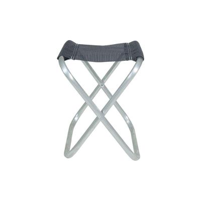 Banqueta Dobrável Alumínio Preta Bel 90kg Conforto