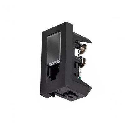 Tomada Telefone Rj11 4 Fios 1m Preta 615010pt