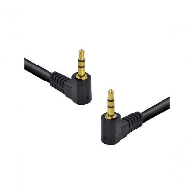 Cabo De áudio P2 X P2 - 2 Conectores De 90 Graus 1,5 Mts