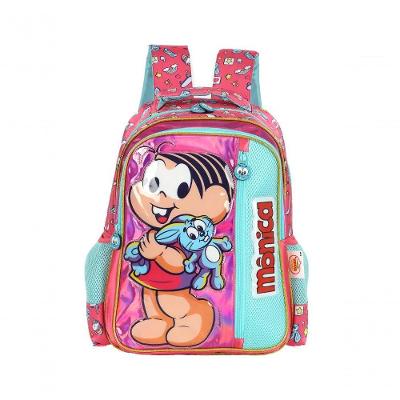 Mochila Turma Da Monica Pink - único Pink
