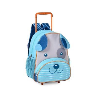 Mochila De Rodinhas Cachorrinho Azul 13 Cp24501b