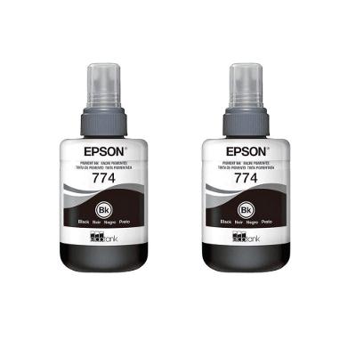 Refil De Tinta Epson 774 Preto 140ml Original M105 M205 2 Und