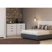 Cômoda de Quarto S824 c/ 4 Gavetas Polipropileno Branco - Kappesberg - 10