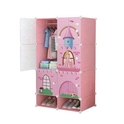 Guarda Roupa Infantil Organizador Armario Sapateira Brinquedos Modular Princesa Multiuso Prateleiras