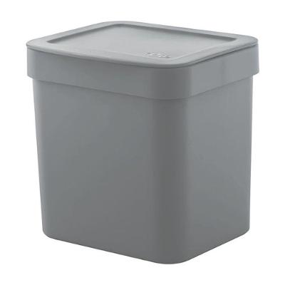 Lixeira Para Pia De Cozinha Trium 4,7 Litros - Chumbo