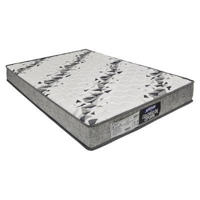 Colchão Casal Espuma Supreme D20 (138x188x12) Gazin Cr453c Natural/cinza