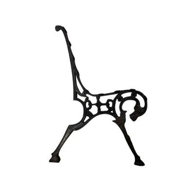 Pé De Banco Para Praça Cavalo Em Alumínio Fundido (Par)