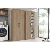 Armário Multiuso Juvenil Margarida c/ 2 Portas Rústico - Henn - 1