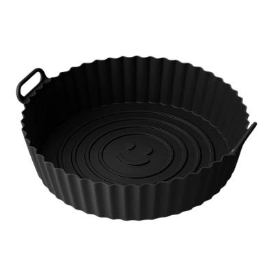 Forma De Silicone Para Air Fryer 20 Cm Reutilizável Antiaderente Para Receitas Perfeitas Sem Sujeira