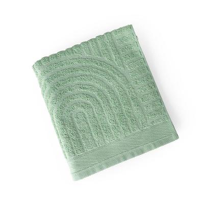 Toalha De Rosto Dunna Fio Penteado Relevo Dunas 01 Peça 100% Algodão - Pistache