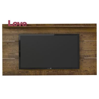 Painel Suspenso Para Tv 60 Pol 1 Prateleira 180 Cm Carvalho Arly Pinho