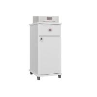 Balcão Multiuso Cozinha   ASM153 c/ 1 Porta e 1 Gaveta 36cm Branco - Movelbento - 3