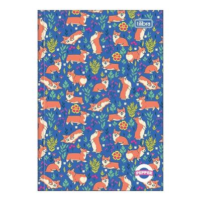 Caderno Brochura Capa Dura Pequeno 1/4 Pepper 80 Folhas Tilibra Estampa 2