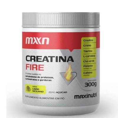 Creatina Fire 300g Sabor Limão Siciliano