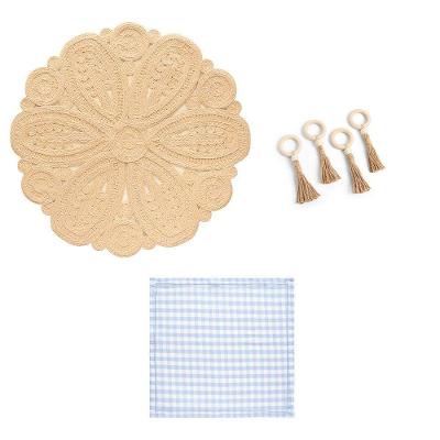 Kit De Mesa Posta Copa E Cia 4 Lugares Lena-xadrez