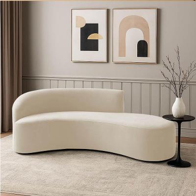 Sofá 4 Lugares Orgânico 220 Cm Morgan Cotelê Ext/veludo Bege D03 - D'rossi