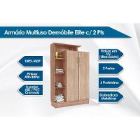 Armário Multiuso Lavanderia Elite c/ 2 Portas Branco - Demóbile - 3