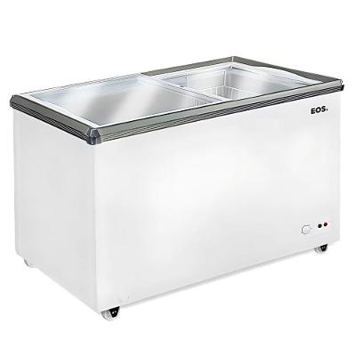 Freezer Expositor Horizontal Dupla Ação 320 Litros Eco Gelo Tampa De Vidro EEH400XX Eos 110V