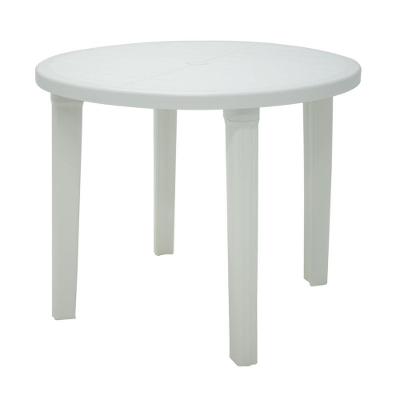 Mesa Redonda Tramontina Cassino Basic Branco 89 X 74cm - Tramontina