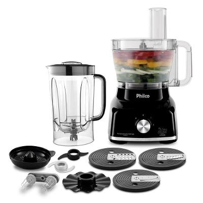 Multiprocessador Philco PMP1600P 9 em 1 2 Velocidades 1700W com Copo 3,2L e Processador 2,1L 220V