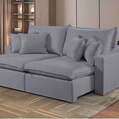 Sofá Retrátil E Reclinável 2 Lugares M-196 Estofados Martins Grafite