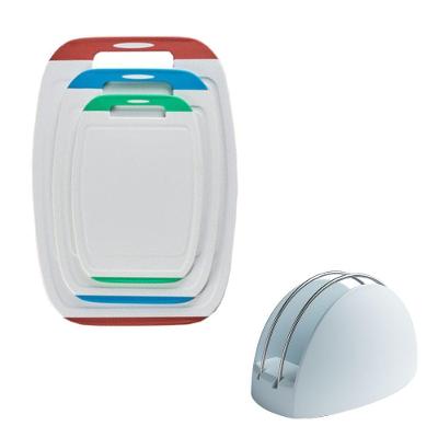 Conjunto De Tábuas De Corte - Antibacteriana - Biju - Neoflam - 4 Peças Branco