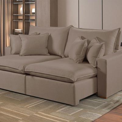 Sofá Retrátil E Reclinável 2 Lugares M-196 Estofados Martins Bege