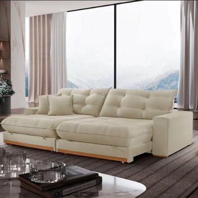 Sofá Duque Dois Módulos De 100cm B25cm Meu Sofá Online A303 Linho Bege Claro