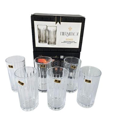 Jogo De Copos Altos Cristal Ecológico 390ml