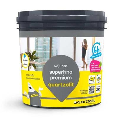 Rejunte Superfino Premium Preto ônix 2kg Manchas Secagem Rápida Uso Residencial Comercial Industrial