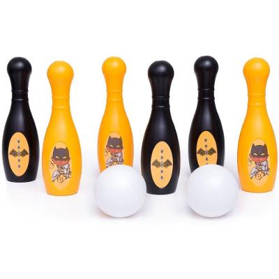 Jogo Boliche Infantil Herói Morcego 8 Peças Plástico Leve