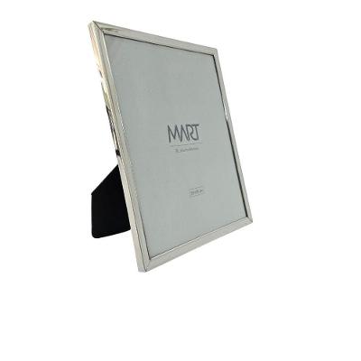 Porta Retrato Metal Prata - Borda Slim 20 X 25cm