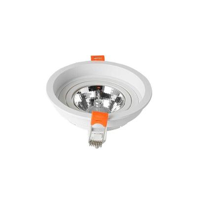 Spot De Embutir Recuado Nordecor Loyo Para 1 Lâmpada Ar70 Gu10 Redondo Branco