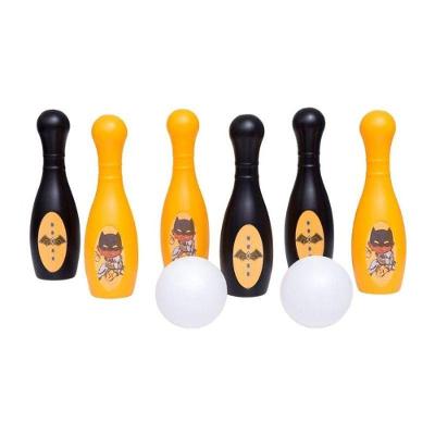 Jogo Boliche Batman Com 6 Pinos E 2 Bolas Brinquedo Infantil