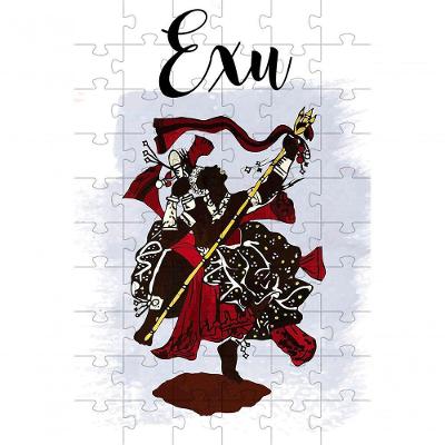 Kit 3 Quebra-cabeças Decorativos Religião órixas De 60 Peças