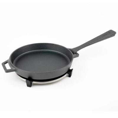 Panela De Ferro Fundido Ooni Skillet 25cm Com Base Em Aço Inox