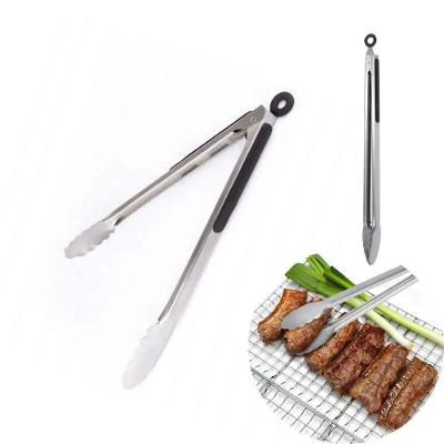 Pegador Pinça Inox Carne Churrasco Culinário Universal 30 Cm