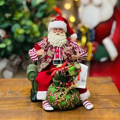 Papai Noel Sentado No Sofá 28cm - Magizi