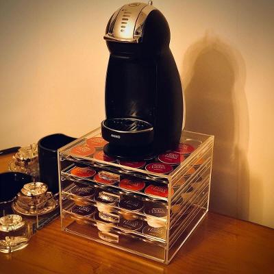 Porta Capsulas Café Dolce Gusto Em Acrílico Para 64 Capsulas
