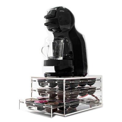 Porta Cápsula Café Em Acrílico Para 36 Cápsulas Dolce Gusto