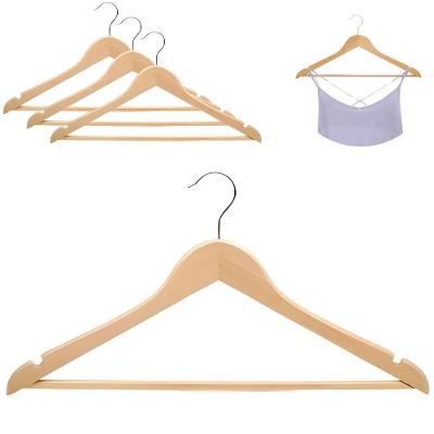 Kit 3 Cabides De Madeira Com Verniz – Sofisticação E Durabilidade