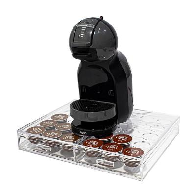 Porta Capsula Café Dolce Gusto Transparente 30 Capsulas Em Acrílico
