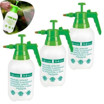 Kit 3 Pulverizador Borrifador Pressão 1.5l Bomba Multiuso Profissional