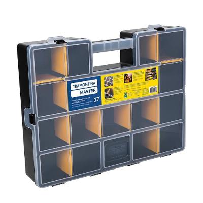 Maleta Plástica Organizadora 17 Master Com Divisórias Móveis - Tramontina 43805017