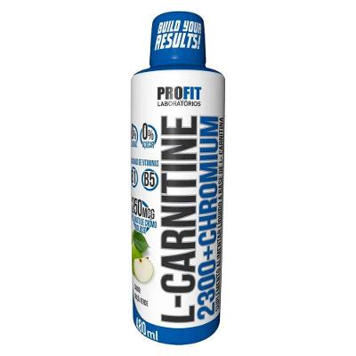 L-carnitina 2300 Com Picolinato De Cromo 480ml Maçã Verde Profit