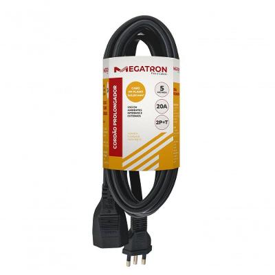 Extensão Cabo Pp 3x2,50mm 5 Metros Pt 414