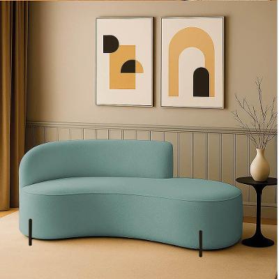 Sofá 2 Lugares Orgânico 160cm Pé Preto Morgan Cotelê Ext/veludo D03 - D'rossi Cor Menta