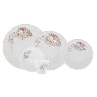 Jogo De Jantar Chá Eterna 30 Peças Porcelana Schmidt